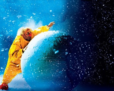 Снежное шоу Славы Полунина